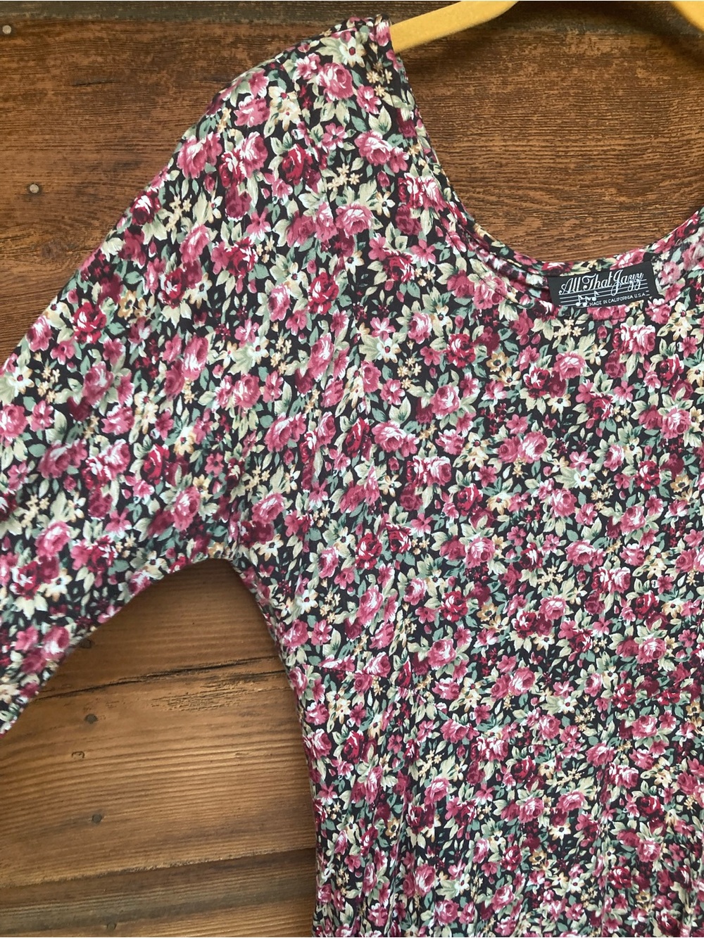 90s Floral Midi Dress All That Jazz
